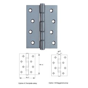 Hongli Anti-friction Nylon Washer Hinge 4”X3”X2MM-NW