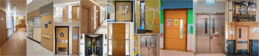 Hongli Fire Door Cases for elder room school and hospital